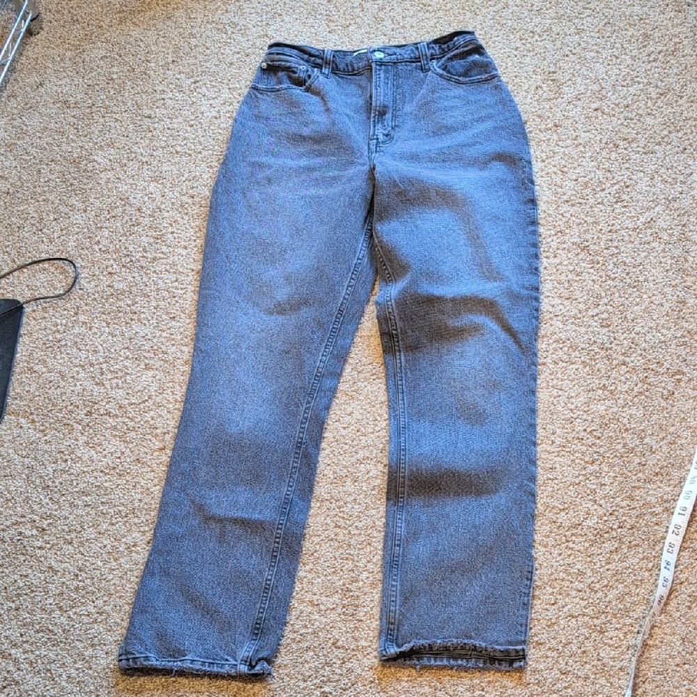Abercrombie & Fitch 90s Straight Ultra High Rise 4/27 Curve Love